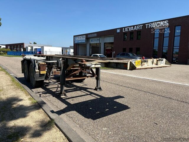 Transporte de contenedores Netam-Fruehauf OCCR 30-218 20 FT Chassis / FULL STEEL / BLATTF...