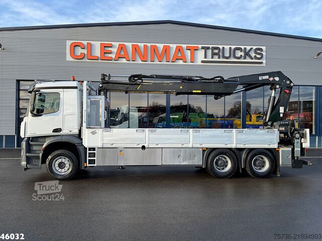 Tovornjak z žerjavom Mercedes-Benz Arocs 2636 6x4 Euro 6 Hiab Banden Manipulator M...