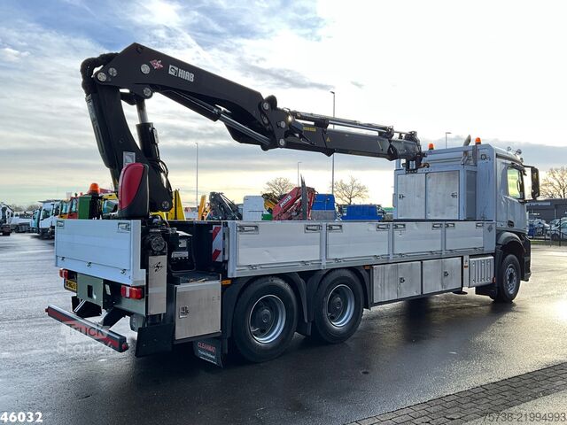 Tovornjak z žerjavom Mercedes-Benz Arocs 2636 6x4 Euro 6 Hiab Banden Manipulator M...