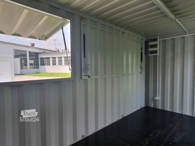  20 Fuß Container mit Dachterasse Eventcontainer / Beach-House / Imbiss