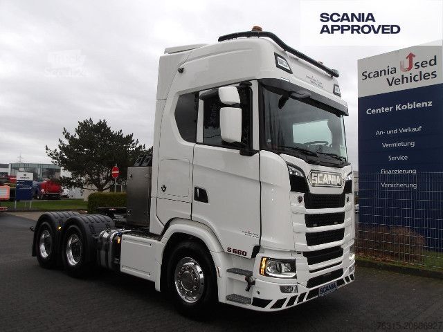Ciężarówka ciężkiego typu Scania S 660 - 6x4 - V8 - 120to ZGG - HIGHLINE - ALCOA -