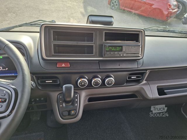 Savitarnos furgonas FUSO eCanter 4C15e 3-Sitzer Scattolini Kipper Staubox