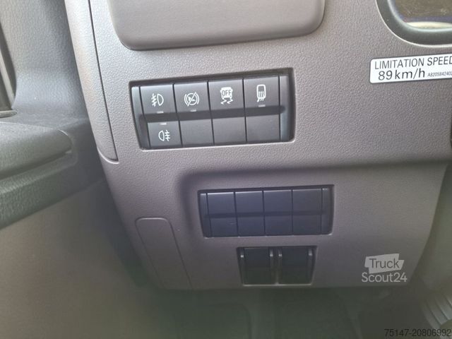 Savitarnos furgonas FUSO eCanter 4C15e 3-Sitzer Scattolini Kipper Staubox