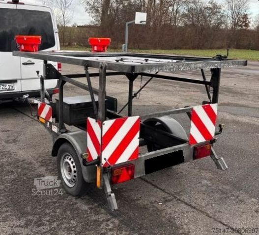 Anhänger  Mersch VT1-075E 1-Achs Verkehrsleitanhänger