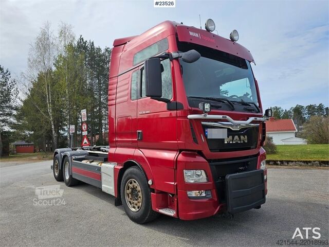 Sistem ruku kuke MAN TGX 26.480 6x2 Snow Plow Equipped Hooklift Truck –