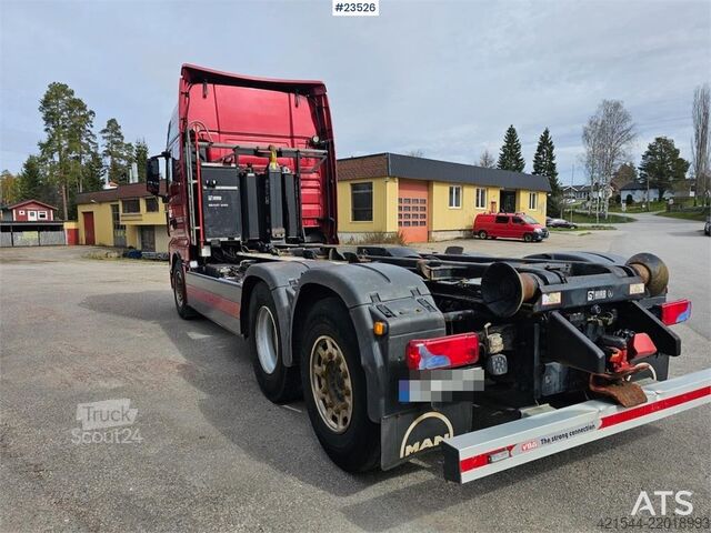 Sistem ruku kuke MAN TGX 26.480 6x2 Snow Plow Equipped Hooklift Truck –