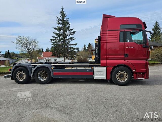 Sistem ruku kuke MAN TGX 26.480 6x2 Snow Plow Equipped Hooklift Truck –