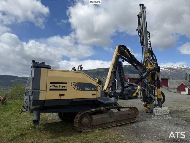 Žemės gręžimo mašina Atlas Copco D7-01 Drilling Rig with a 1832 hammer, meter count