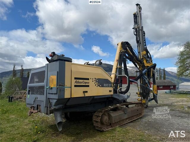 Žemės gręžimo mašina Atlas Copco D7-01 Drilling Rig with a 1832 hammer, meter count