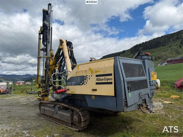 Žemės gręžimo mašina Atlas Copco D7-01 Drilling Rig with a 1832 hammer, meter count