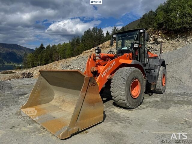 Radlader Hitachi ZW220 Wheel Loader w/Bucket – Rebuilt Engine WATCH