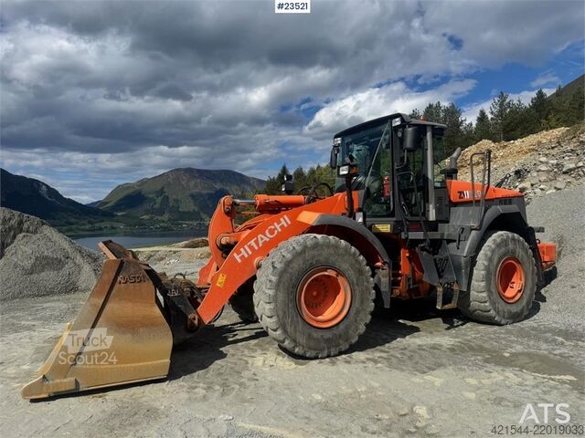 Radlader Hitachi ZW220 Wheel Loader w/Bucket – Rebuilt Engine WATCH