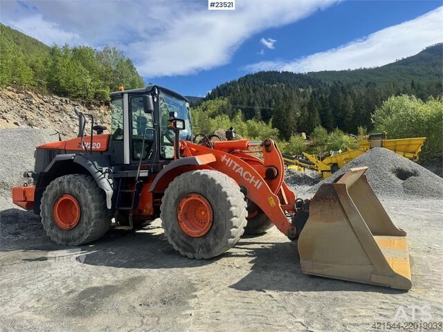 Radlader Hitachi ZW220 Wheel Loader w/Bucket – Rebuilt Engine WATCH