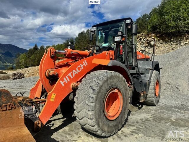 Radlader Hitachi ZW220 Wheel Loader w/Bucket – Rebuilt Engine WATCH