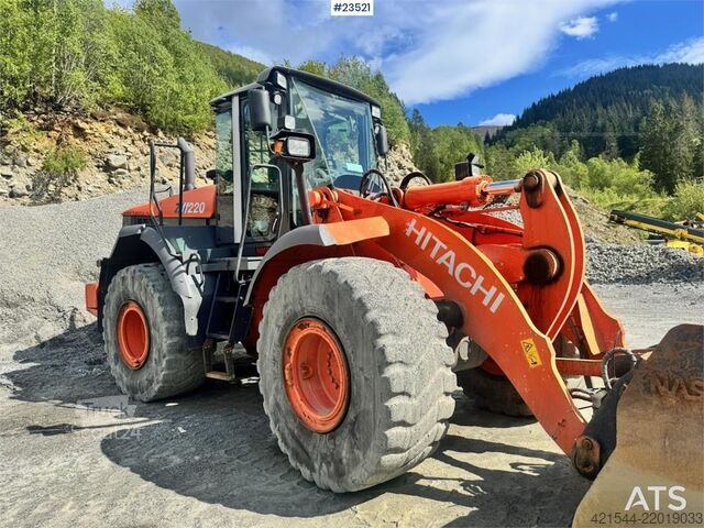 Nakladač Hitachi ZW220 Wheel Loader w/Bucket – Rebuilt Engine WATCH