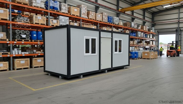 CONTAINER MODULAR PENTRU LOCUIT ȘI BIROU 6 x 2,4 m VASG ELITE EL-600EC