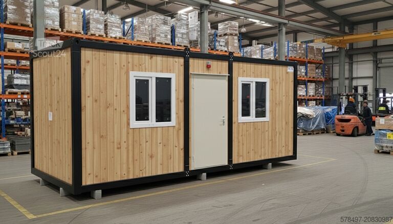 CONTAINER MODULAR PENTRU LOCUIT ȘI BIROU 6 x 2,4 m VASG ELITE EL-600EC