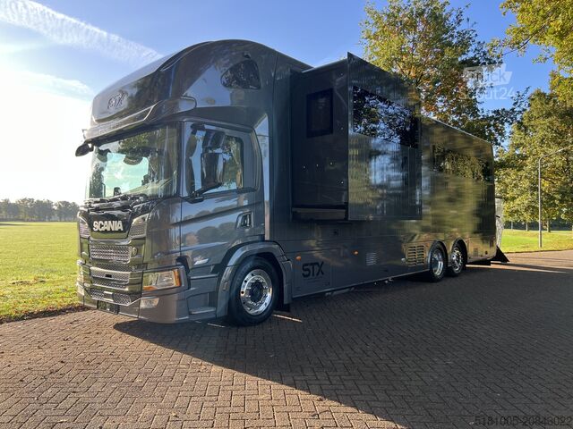 Paarden transport Scania P420 Luxury-line met pop-up en pop-out. id 69