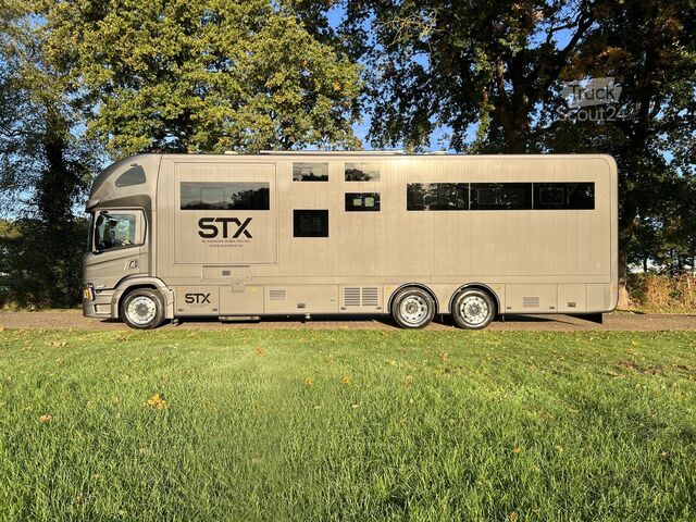 Paarden transport Scania P420 Luxury-line met pop-up en pop-out. id 69