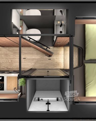 Integrirani avtodom NIESMANN+BISCHOFF Arto 84, Gas-/Festtank,Sat,Autark,Eifelgrau,AHK