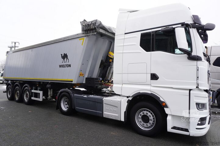 Ciągnik siodłowy i Naczepa wywrotka MAN TGX 18.510 4×2 tractor unit / Sleeper ca
