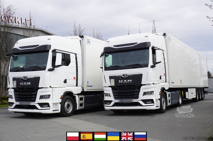 Ťahač + chladiarenský náves MAN TGX 18.510 E6 4×2 tractor unit & trailer