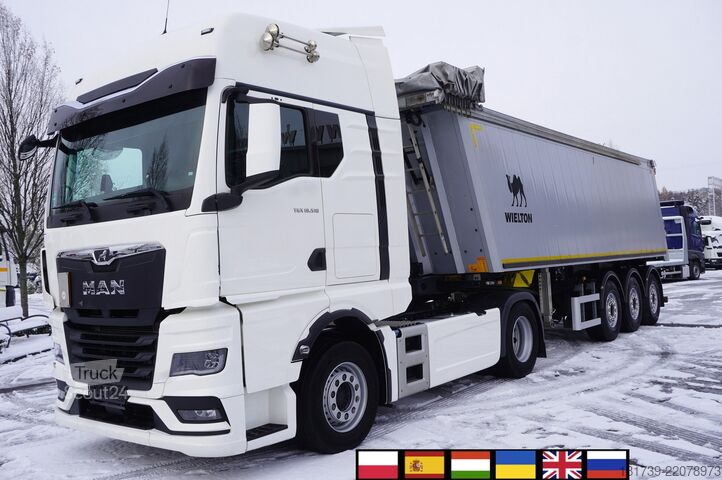 Ťahač + náves MAN TGX 18.510 4×2 tractor unit + Tipper