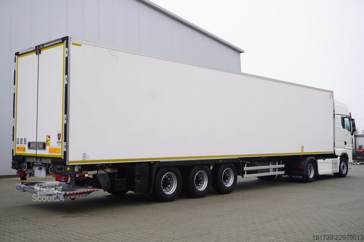 Ciągnik siodłowy + naczepa chłodnia MAN TGX 18.510 4×2 tractor unit / Lamberet