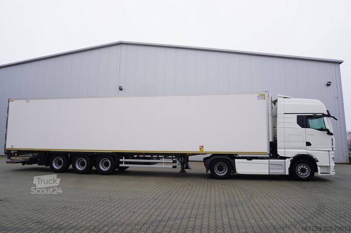 Ciągnik siodłowy + naczepa chłodnia MAN TGX 18.510 4×2 tractor unit / Lamberet