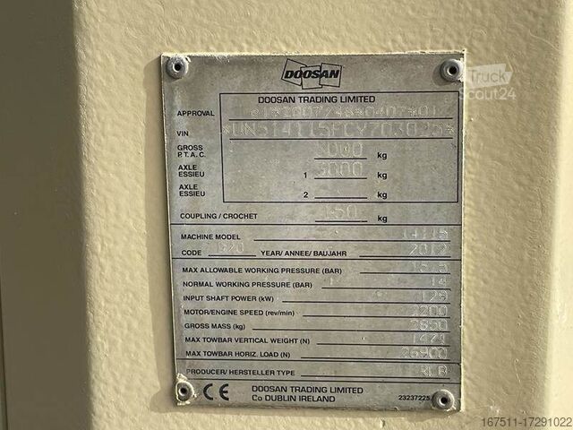 Compressor Doosan 14 / 115 - N