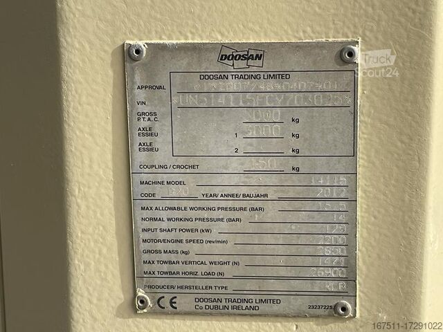 Compressor Doosan 14 / 115 - N