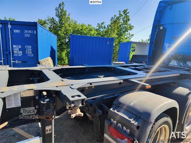 Transport af containere Krone sd 3 axle container semi