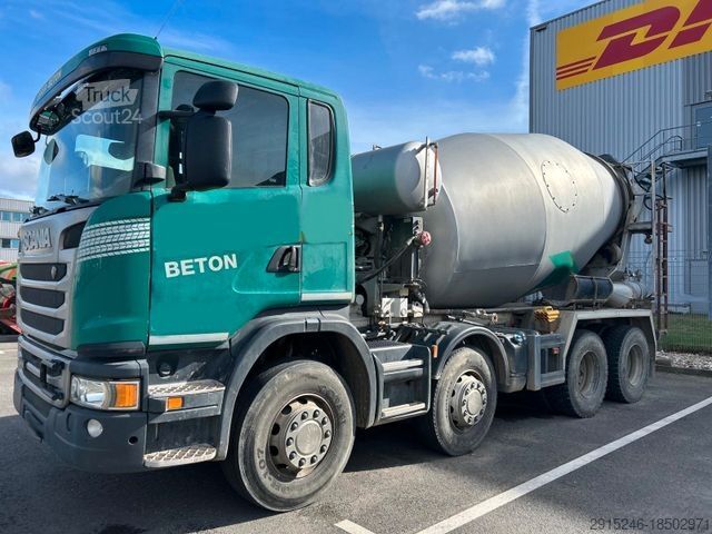 Автобетонозмішувач SCANIA G410, Intermix 9m³