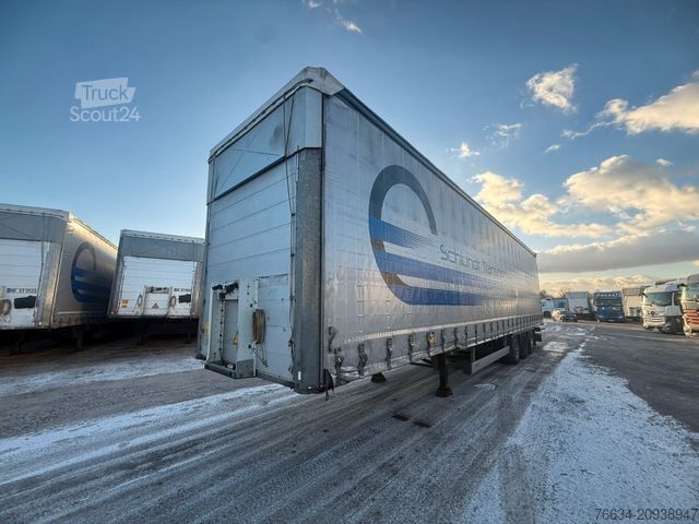 Otevřený návěs s plachtou SCHMITZ CARGOBULL SCB S3 MEGA 2xLift 435/50R19,5 1A Zustand