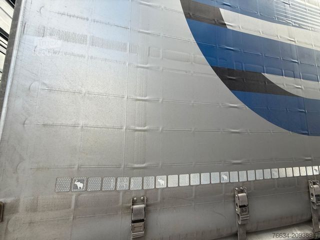 Otevřený návěs s plachtou SCHMITZ CARGOBULL SCB S3 MEGA 2xLift 435/50R19,5 1A Zustand