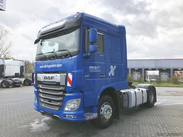 Standard nyergesvontató DAF XF 450 FT SC, Hydraulik, Standklima, Navigation