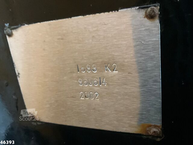 Systém ramene s hákem DAF 75 CF 360 HMF 16 Tonmeter laadkraan Just 124.61...