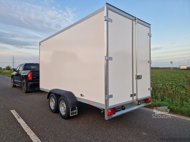 Caixa Wm Meyer direkt zum neuen 3500kg Sandwichkoffer 401x185x205cm Typ WM Meyer AZ 3540/185 Hecktüren