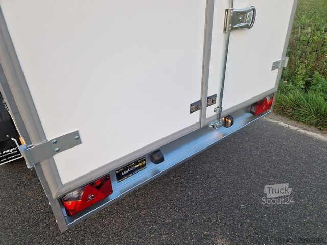 Caixa Wm Meyer direkt zum neuen 3500kg Sandwichkoffer 401x185x205cm Typ WM Meyer AZ 3540/185 Hecktüren