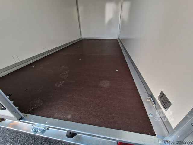 Caixa Wm Meyer direkt zum neuen 3500kg Sandwichkoffer 401x185x205cm Typ WM Meyer AZ 3540/185 Hecktüren