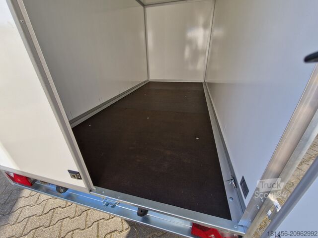 Caixa Wm Meyer direkt zum neuen 3500kg Sandwichkoffer 401x185x205cm Typ WM Meyer AZ 3540/185 Hecktüren