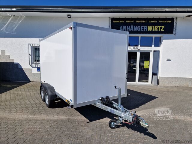 Caixa Wm Meyer direkt zum neuen 3500kg Sandwichkoffer 401x185x205cm Typ WM Meyer AZ 3540/185 Hecktüren