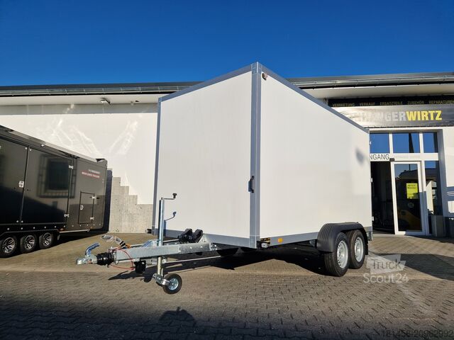 Caixa Wm Meyer direkt zum neuen 3500kg Sandwichkoffer 401x185x205cm Typ WM Meyer AZ 3540/185 Hecktüren