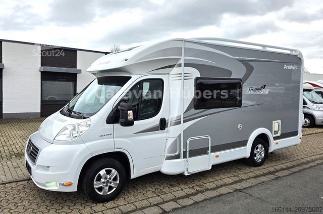 Half-integraal camper DETHLEFFS Globe 4 - Hubbett - Stockbetten - Klima