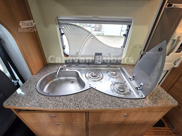 Half-integraal camper DETHLEFFS Globe 4 - Hubbett - Stockbetten - Klima