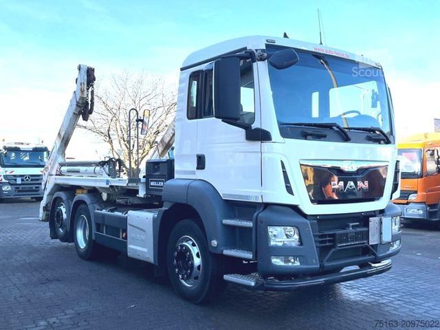 Camião basculante MAN TG-S 26.440 BL 6x2 Absetzkipper Meiller Funk