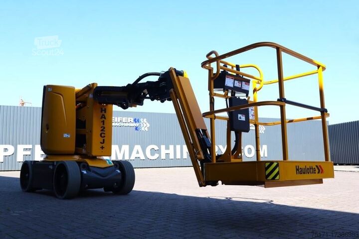 Plate-forme de travail télescopique articulée Haulotte HA12CJ+ Valid inspection, *Guarantee! Electric, 12