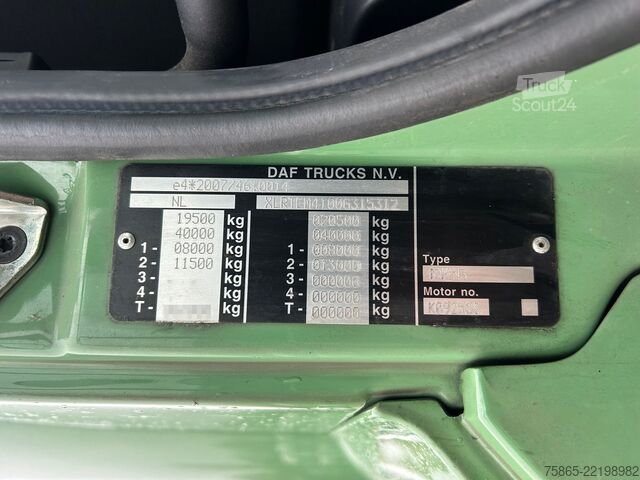 معيار SZM DAF CF 340 FT Sleeper Cab / Euro 6 D / 652 dkm / Ta...