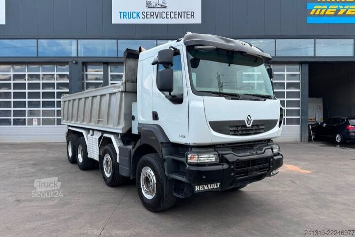 Camion benne RENAULT Kerax 520 8x4 Stahlkipper 2 Seiten