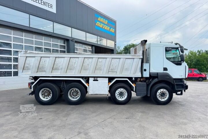 Camion benne RENAULT Kerax 520 8x4 Stahlkipper 2 Seiten